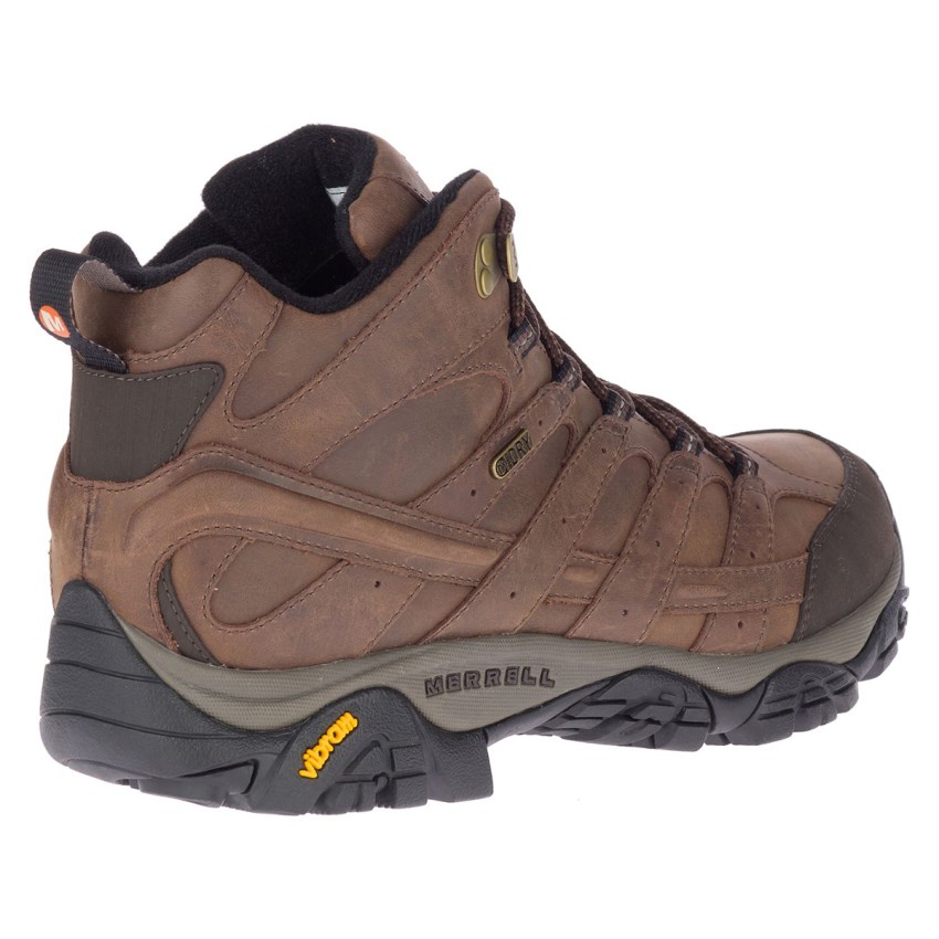 Chaussures Randonnée Merrell Moab 2 Prime Mid Waterproof Marron Homme | W.H.JUPR